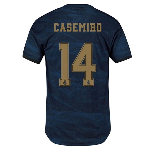 Camiseta Real Madrid NO.14 Casemiro Replica Segunda Ropa 2019/20 Azul